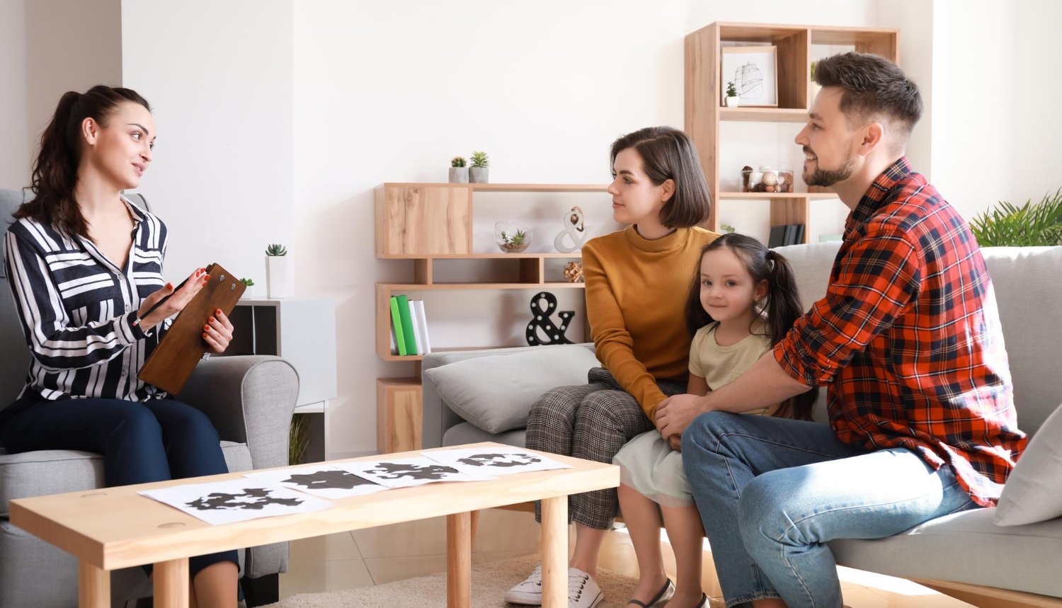 Family counseling session at Emycele Health.